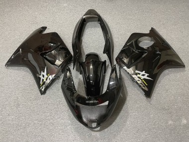 Schwarz & Silber 1996-2007 Honda CBR1100XX Motorrad Verkleidungen