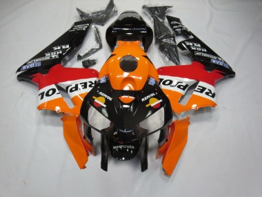 Schwarzer Boden Repsol 2005-2006 Honda CBR600RR Motorrad Verkleidungen