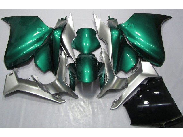 Seeschaumgrün & Silber 2010-2013 Honda VFR1200 Motorrad Verkleidungen Seeschaumgrün & Silber 2010-2013 Honda VFR1200 Motorrad Verkleidungen