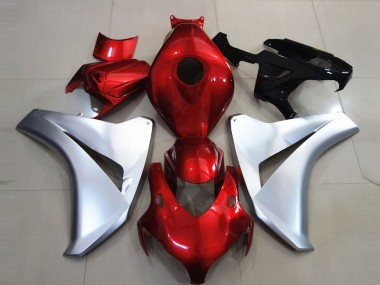 Silber & Candy Apple 2008-2011 Honda CBR1000RR Motorrad Verkleidungen