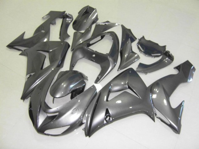 Silber Glanz 2006-2007 Kawasaki ZX10R Motorrad Verkleidungen Silber Glanz 2006-2007 Kawasaki ZX10R Motorrad Verkleidungen