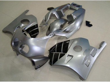 Silber & Schwarz 1990-1998 Honda CBR250RR Motorrad Verkleidungen