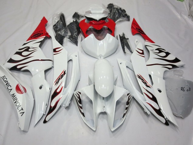 Spezial Flamme Rot 2008-2016 Yamaha R6 Motorrad Verkleidungen Spezial Flamme Rot 2008-2016 Yamaha R6 Motorrad Verkleidungen