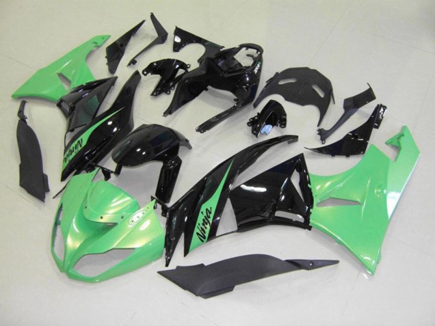 Spezial Grün 2009-2012 Kawasaki ZX6R Motorrad Verkleidungen Spezial Grün 2009-2012 Kawasaki ZX6R Motorrad Verkleidungen