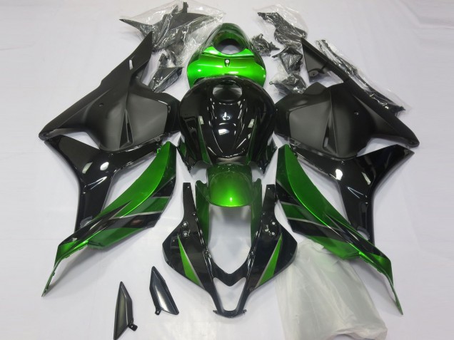 Spezial Grün Mattiertes Schwarz 2009-2012 Honda CBR600RR Motorrad Verkleidungen Spezial Grün Mattiertes Schwarz 2009-2012 Honda CBR600RR Motorrad Verkleidungen