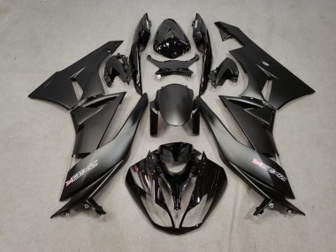 Spezial Schwarz 2009-2012 Kawasaki ZX6R Motorrad Verkleidungen
