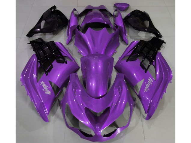 Stimmungsviolett 2012-2021 Kawasaki ZX14R Motorrad Verkleidungen Stimmungsviolett 2012-2021 Kawasaki ZX14R Motorrad Verkleidungen