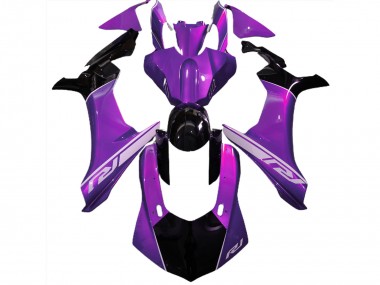 Stimmungsviolett & Schwarz 2015-2019 Yamaha R1 Motorrad Verkleidungen