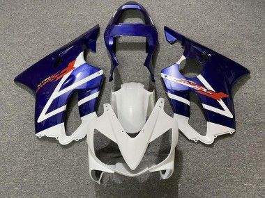 Tiefes Blau & Weiß 2001-2003 Honda CBR600 F4i Motorrad Verkleidungen