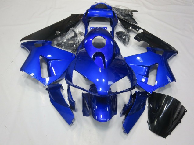 Tiefes Blau 2003-2004 Honda CBR600RR Motorrad Verkleidungen Tiefes Blau 2003-2004 Honda CBR600RR Motorrad Verkleidungen