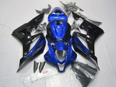 Tiefes Blau Glänzend 2007-2008 Honda CBR600RR Motorrad Verkleidungen