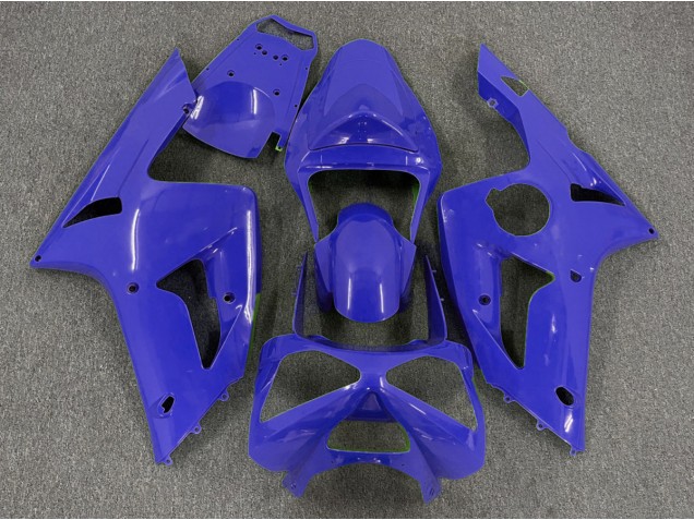 Tiefes Blau Schlicht 2003-2004 Kawasaki ZX6R Motorrad Verkleidungen Tiefes Blau Schlicht 2003-2004 Kawasaki ZX6R Motorrad Verkleidungen