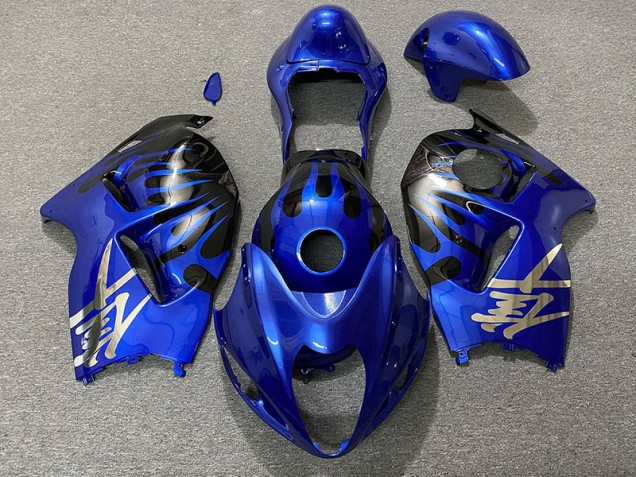 Tiefes Blau & Schwarz 1997-2007 Suzuki GSXR 1300 Motorrad Verkleidungen Tiefes Blau & Schwarz 1997-2007 Suzuki GSXR 1300 Motorrad Verkleidungen
