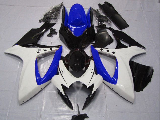 Tiefes Blauer Stern 2006-2007 Suzuki GSXR 600-750 Motorrad Verkleidungen Tiefes Blauer Stern 2006-2007 Suzuki GSXR 600-750 Motorrad Verkleidungen