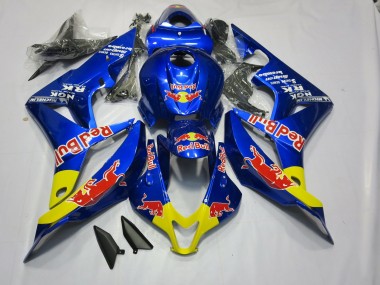 Tiefes Blaurot Bull 2007-2008 Honda CBR600RR Motorrad Verkleidungen