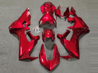 Tiefrot Glanz 2017-2023 Honda CBR1000RR Motorrad Verkleidungen