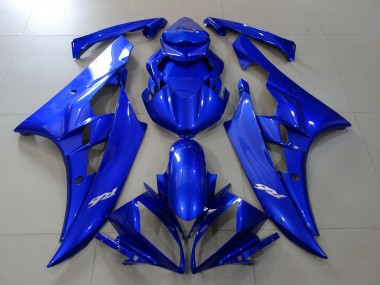 Vollglanz Blau 2006-2007 Yamaha R6 Motorrad Verkleidungen