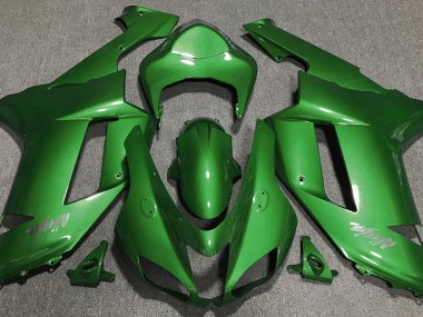 Waldgrün 2007-2008 Kawasaki ZX6R Motorrad Verkleidungen