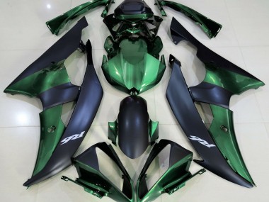 Waldgrün & Matt Schwarz 2008-2016 Yamaha R6 Motorrad Verkleidungen