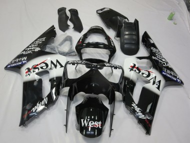 West 2003-2004 Kawasaki ZX6R Motorrad Verkleidungen