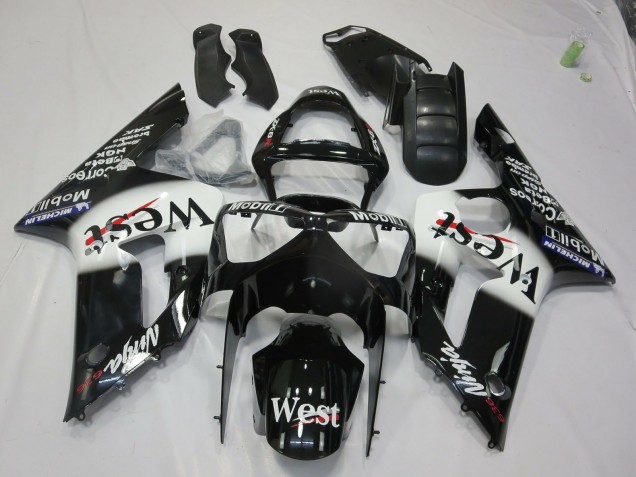 West 2003-2004 Kawasaki ZX6R Motorrad Verkleidungen West 2003-2004 Kawasaki ZX6R Motorrad Verkleidungen