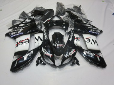 West 2007-2008 Kawasaki ZX6R Motorrad Verkleidungen