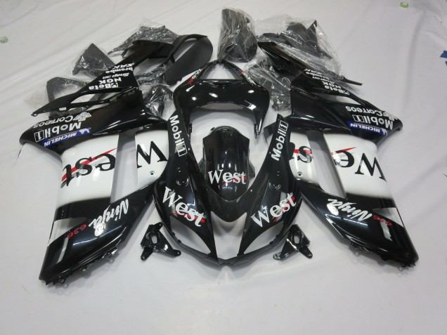 West 2007-2008 Kawasaki ZX6R Motorrad Verkleidungen West 2007-2008 Kawasaki ZX6R Motorrad Verkleidungen