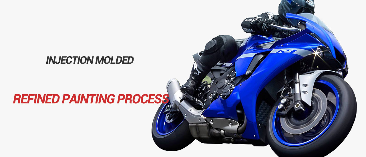 Injektion Motorrad Verkleidung, verfeinerter Lackierprozess | Abs Verkleidung